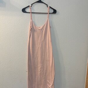 Harper & Ivy Blush Pink Sleeveless Maxi Dress